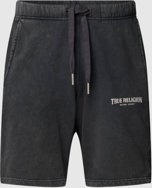 True Religion Korte broek met labelprint