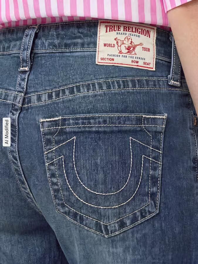 True Religion baggy jeans van katoenmix model 'Bobbi'