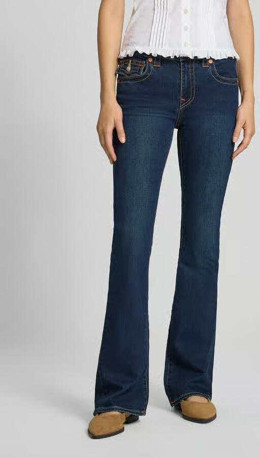 True Religion Bootcut jeans van katoenmix model 'BECCA' - Foto 3