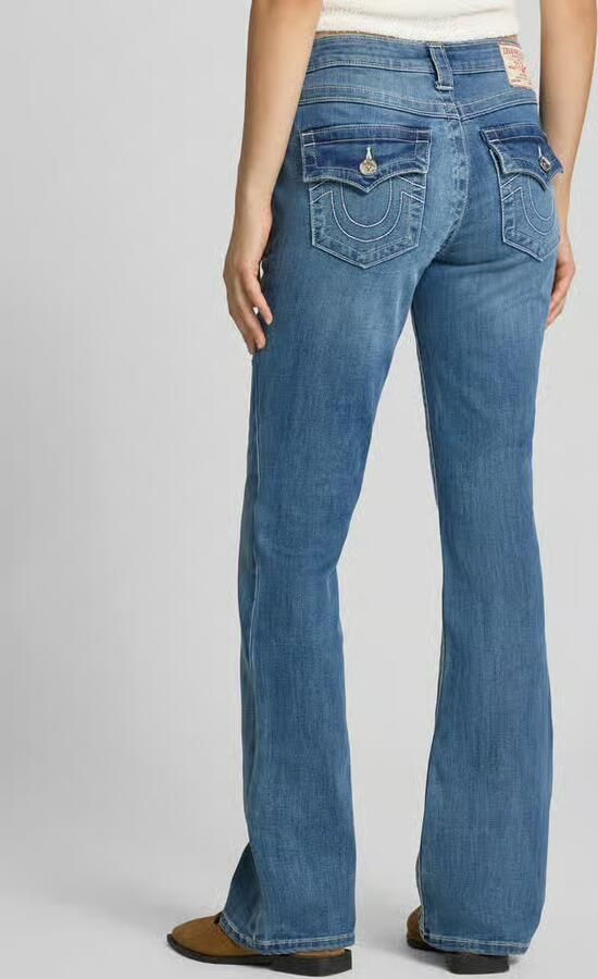 True Religion Bootcut-jeans van katoenmix model 'BECCA' - Foto 2