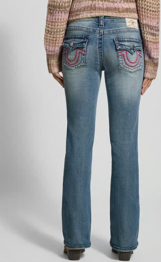 True Religion Bootcut-jeans van katoenmix model 'BECCA' - Foto 3