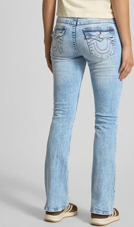 True Religion Flared Jeans in Destroyed-look Model 'BECCA'