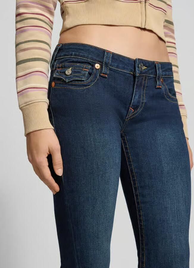 True Religion Low rise flared jeans met steekzakken model 'JOEY'