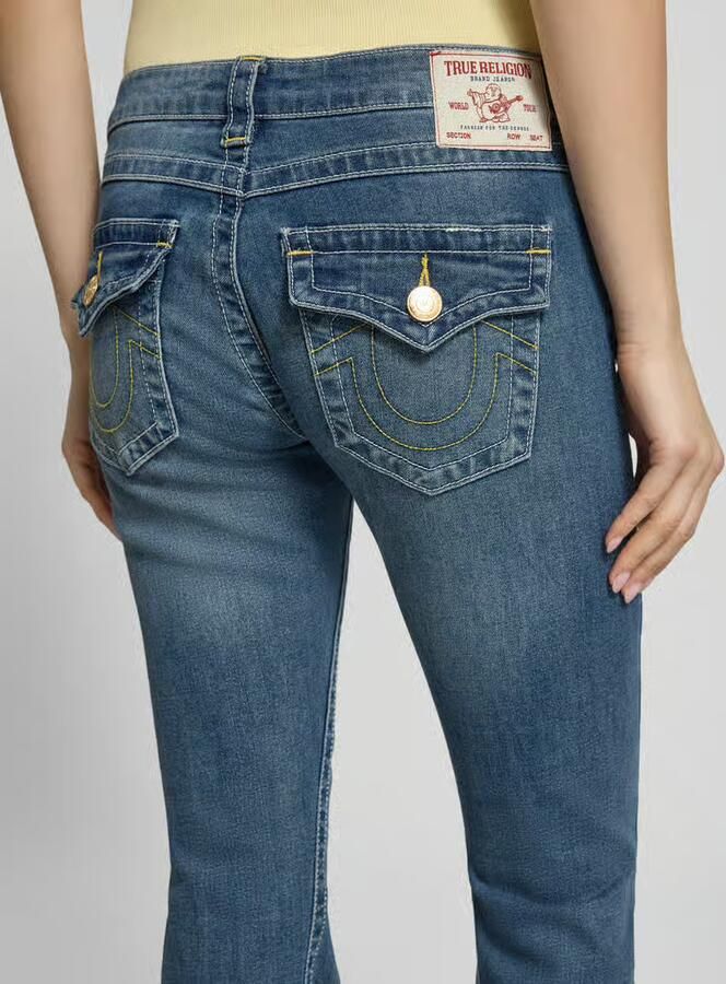 True Religion Low rise flared jeans met steekzakken model 'JOEY'