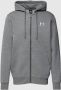 Under Armour Essential Fleece Full Zip Hoodie voor Heren Grijs Heren - Thumbnail 1