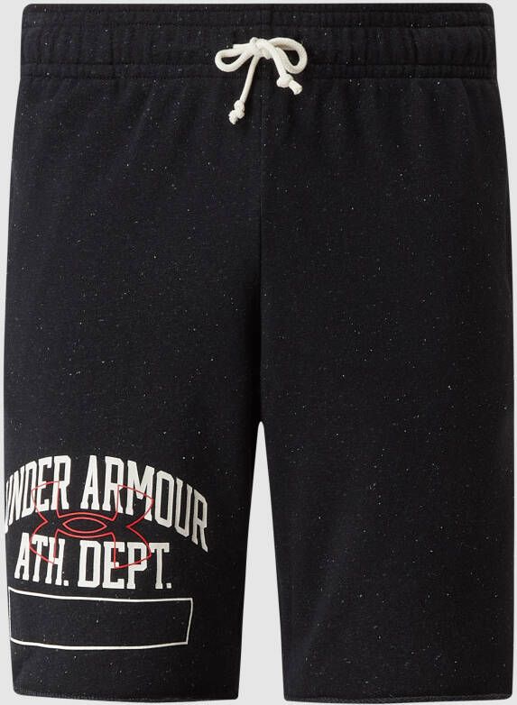 Under Armour Menshort Rival Terry Athletic Department Shorts 1370356 001 Zwart Heren