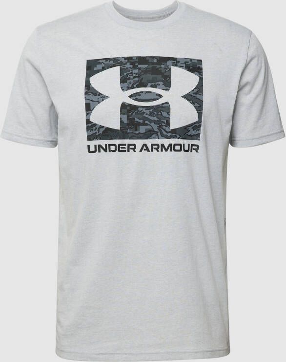 Under Armour T-shirt met labelprint model 'CAMO'