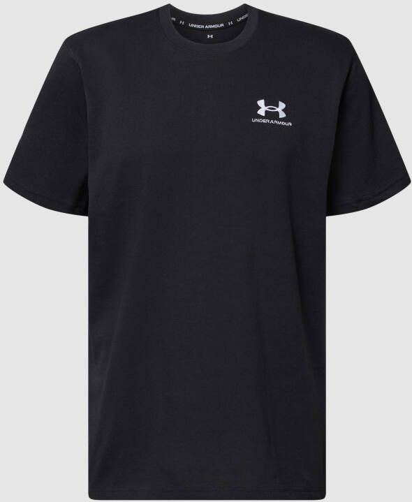 Under Armour Zachte en Lichtgewicht Katoenen T-Shirt Black Heren