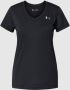 Under Armour Tech Ssv Soli T-shirt Black Dames - Thumbnail 1