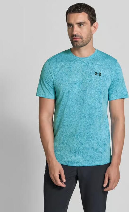 Under Armour Functioneel shirt in all-over look met logo model 'Pixelate' - Foto 4