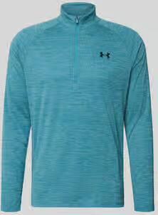 Under Armour Functioneel shirt met logo en ritssluiting