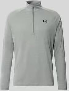 Under Armour Functioneel shirt met logo en ritssluiting