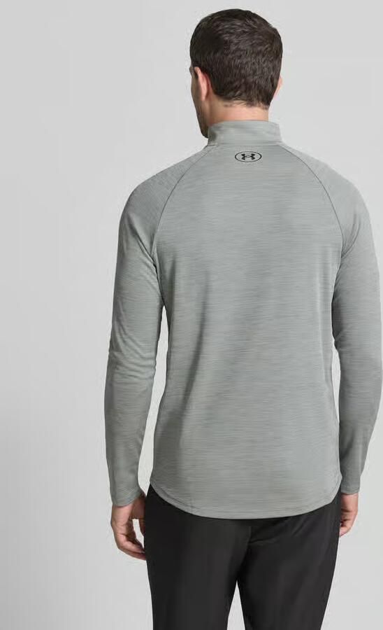 Under Armour Functioneel shirt met logo en ritssluiting - Foto 2