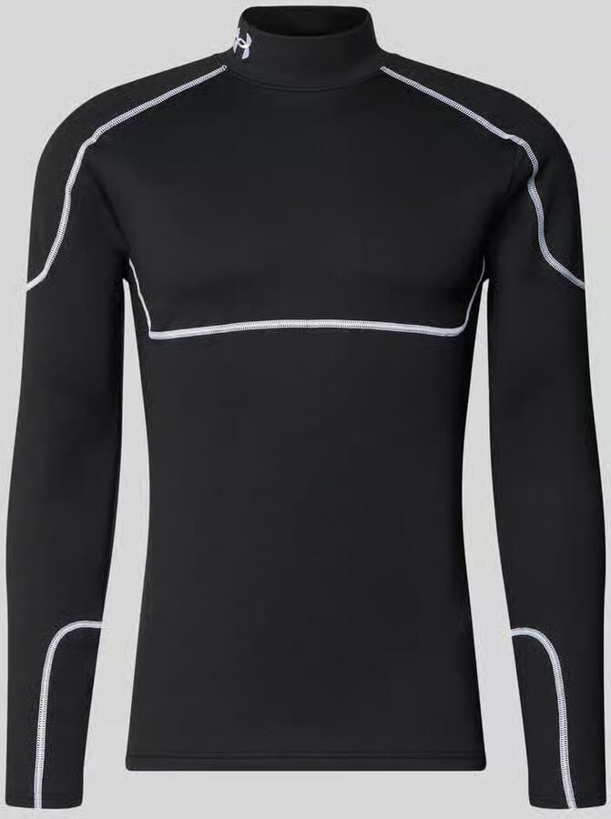 Under Armour Functioneel shirt met opstaande kraag en labelstitching