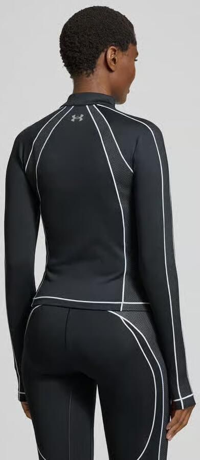 Under Armour Functioneel shirt met opstaande kraag model 'ColdGear Textured'