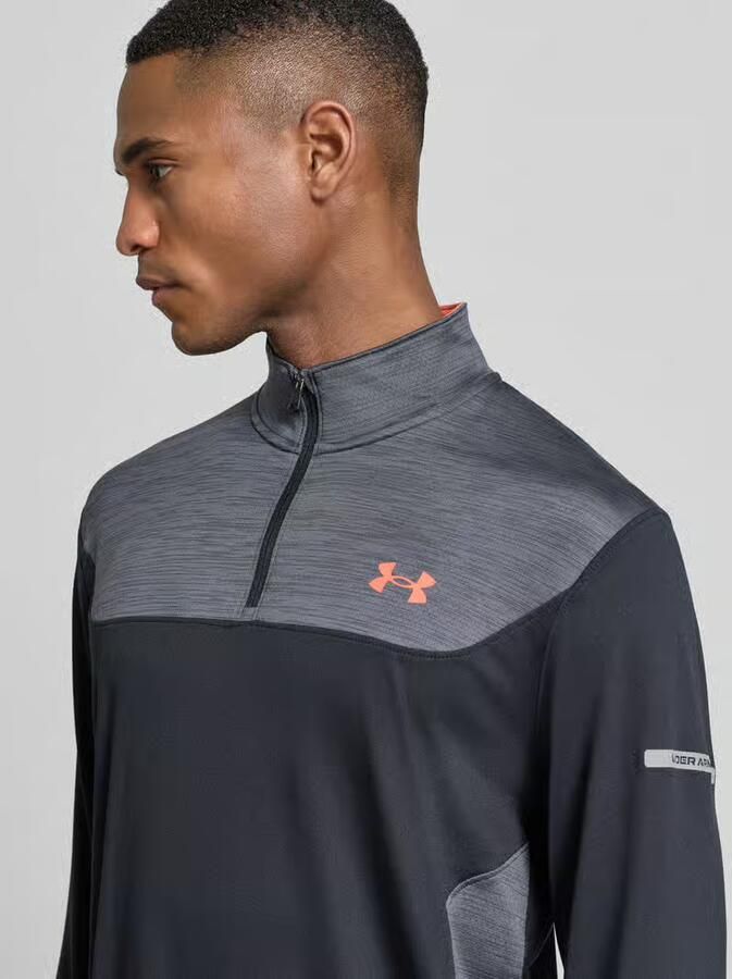 Under Armour Functioneel shirt met opstaande kraag model 'Tech Utility 1 4 Zip' - Foto 2