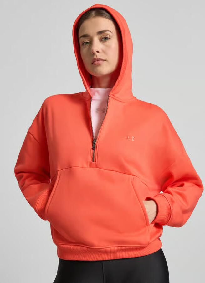 Under Armour Hoodie met ritssluiting en labelstitching - Foto 2