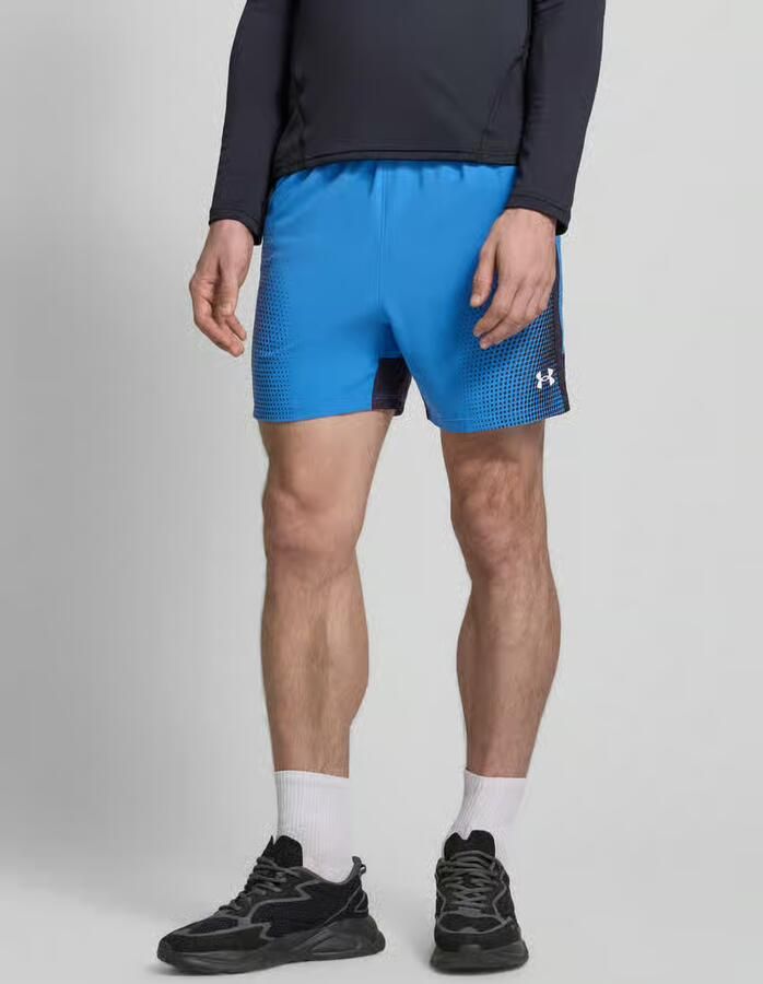 Under Armour Korte regular fit broek met logodetail - Foto 3