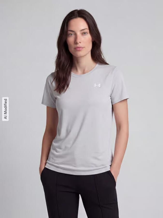 Under Armour Loose Fit sport-t-shirt met logoprint - Foto 4