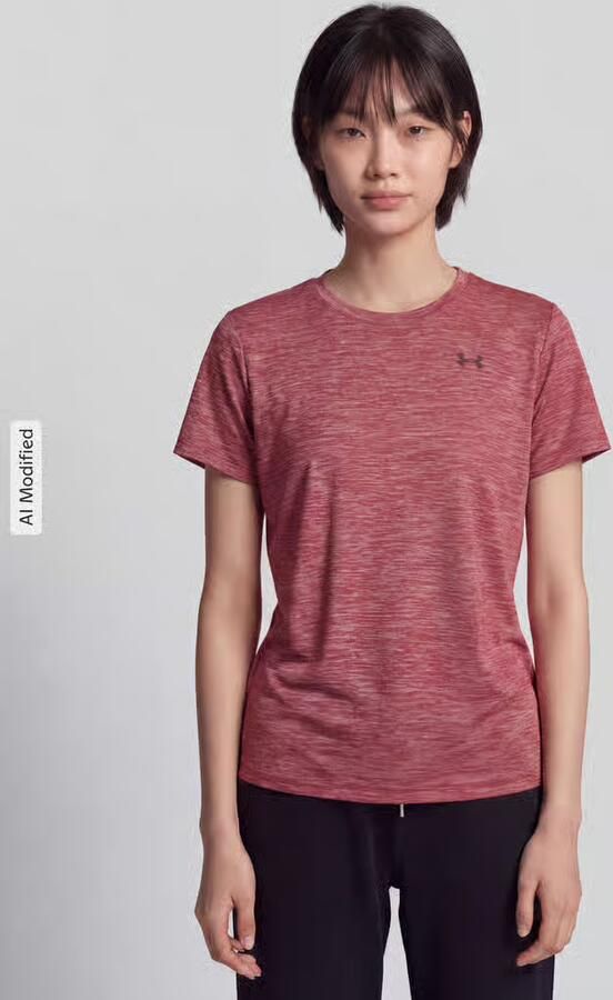Under Armour Loose Fit sport-t-shirt met logoprint - Foto 3