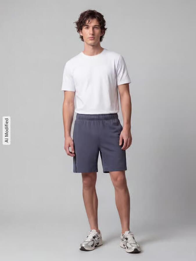 Under Armour Loose fit sportshorts met katoen-aandeel - Foto 3