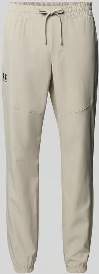 Under Armour Regular fit joggingbroek met logoprint model 'Vibe' - Foto 4