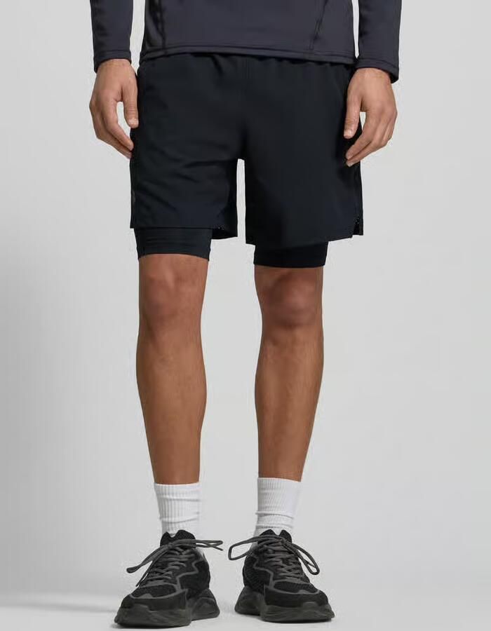 Under Armour Regular fit korte broek met geïntegreerde legging model 'Vanish' - Foto 3