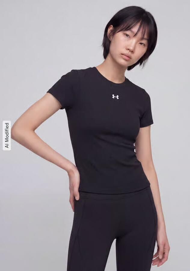 Under Armour Regular fit sport-t-shirt met logoprint