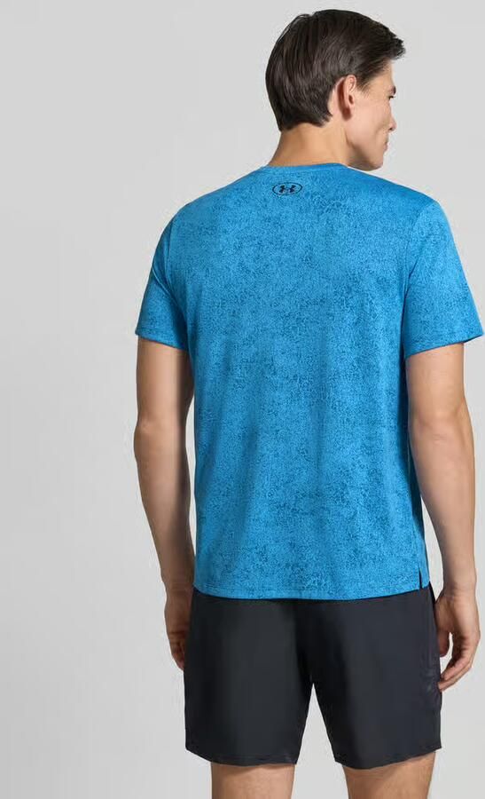 Under Armour Regular fit sport-t-shirt met structuurpatroon model 'Pixelate' - Foto 3