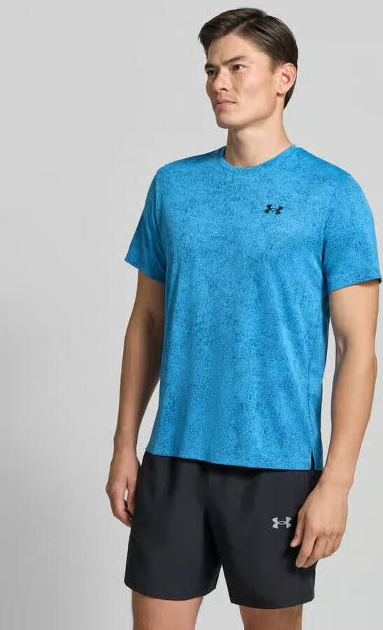 Under Armour Regular fit sport-t-shirt met structuurpatroon model 'Pixelate' - Foto 2