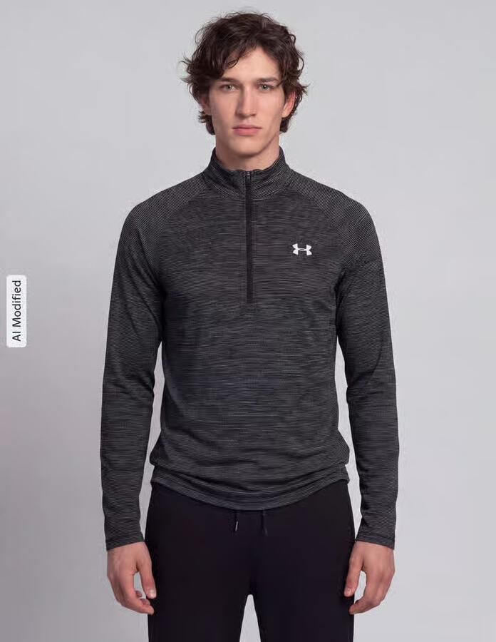 Under Armour Regular fit sportshirt met labelprint - Foto 2