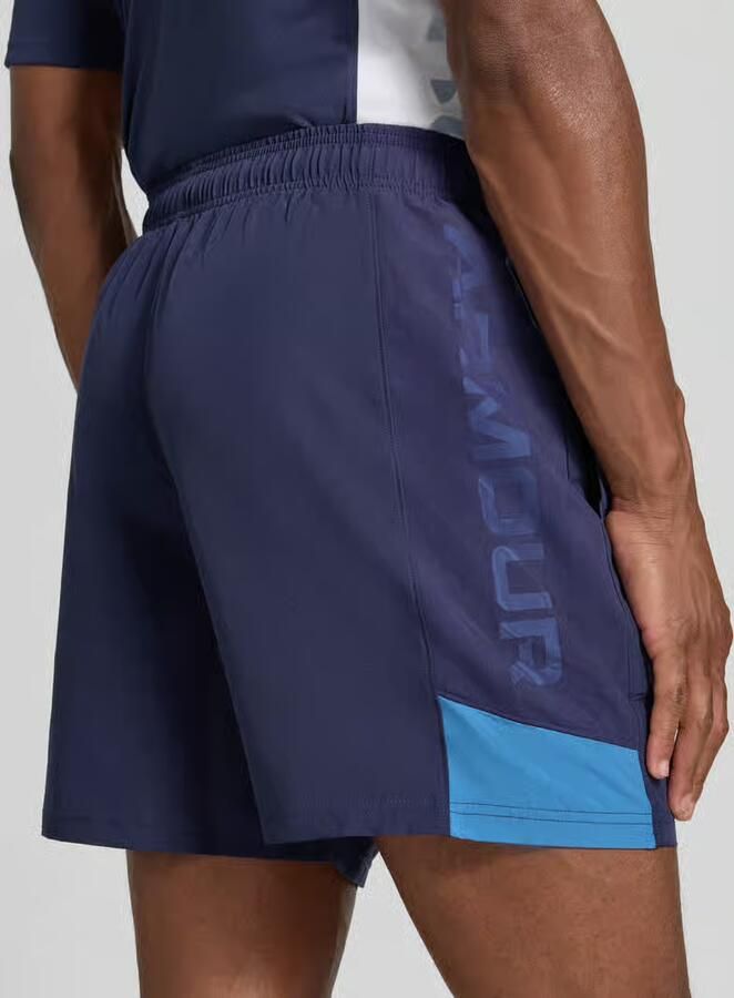 Under Armour Regular fit sportshort met elastische band model 'UTILITY'