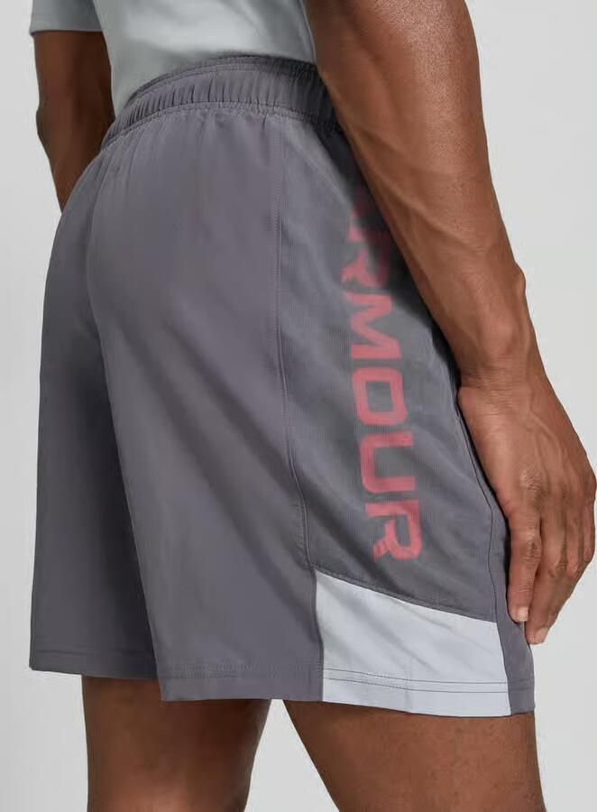Under Armour Regular fit sportshort met elastische band model 'UTILITY'