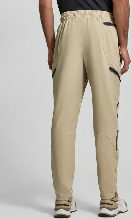 Under Armour Regular fit sweatpants met logoprint model 'Unstoppable'