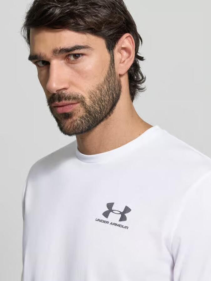 Under Armour Regular fit T-shirt met logoprint model 'Left' - Foto 2