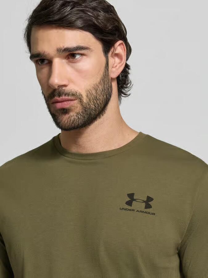 Under Armour Regular fit T-shirt met logoprint model 'Left' - Foto 2