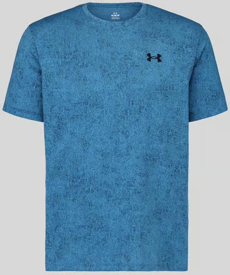 Under Armour Regular fit t-shirt met structuurpatroon model 'Pixelate' - Foto 2