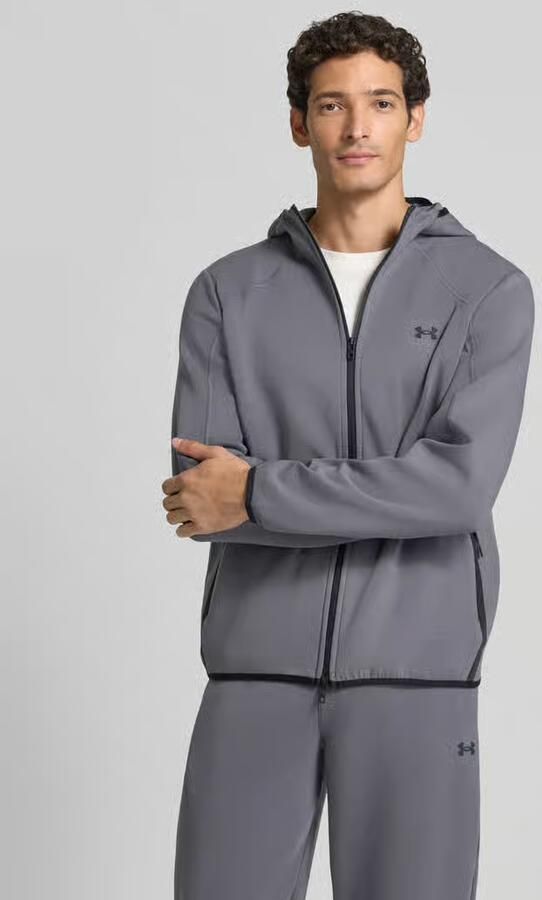 Under Armour Regular fit trainingsjack met katoen-aandeel model 'Unstoppable' - Foto 3