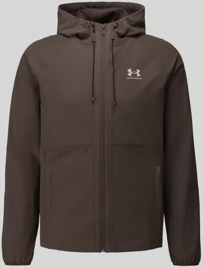 Under Armour Regular fit trainingsjack met labelprint Model 'Vibe'