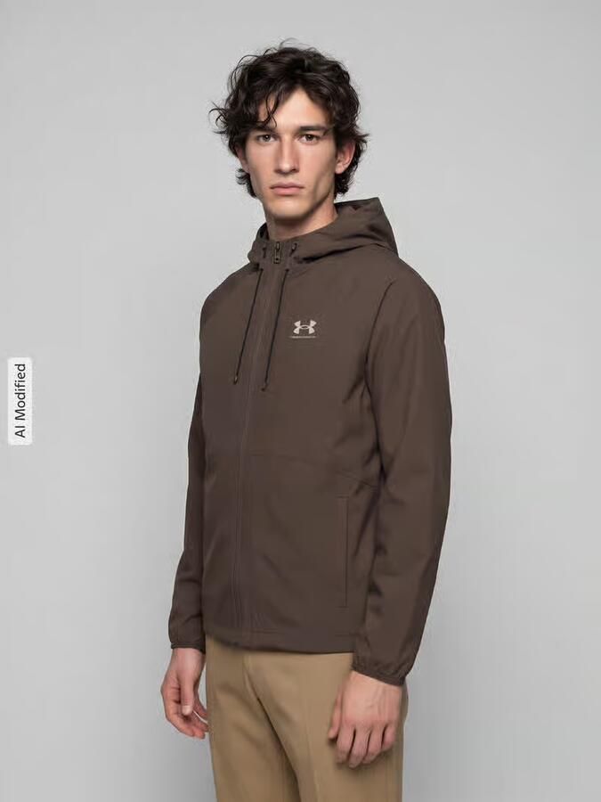 Under Armour Regular fit trainingsjack met labelprint Model 'Vibe' - Foto 3