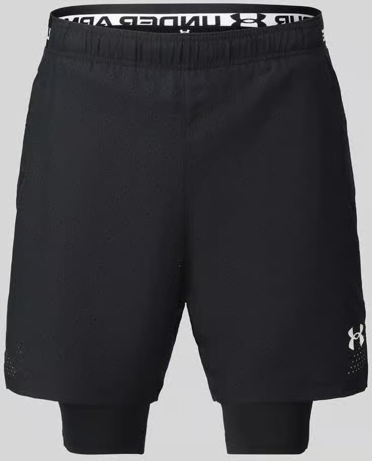 Under Armour relaxed fit sportshorts in dubbele-laagjeslook - Foto 2