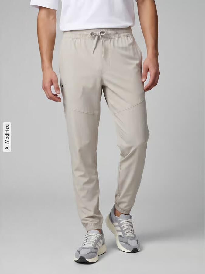 Under Armour Regular fit joggingbroek met logoprint model 'Vibe' - Foto 4