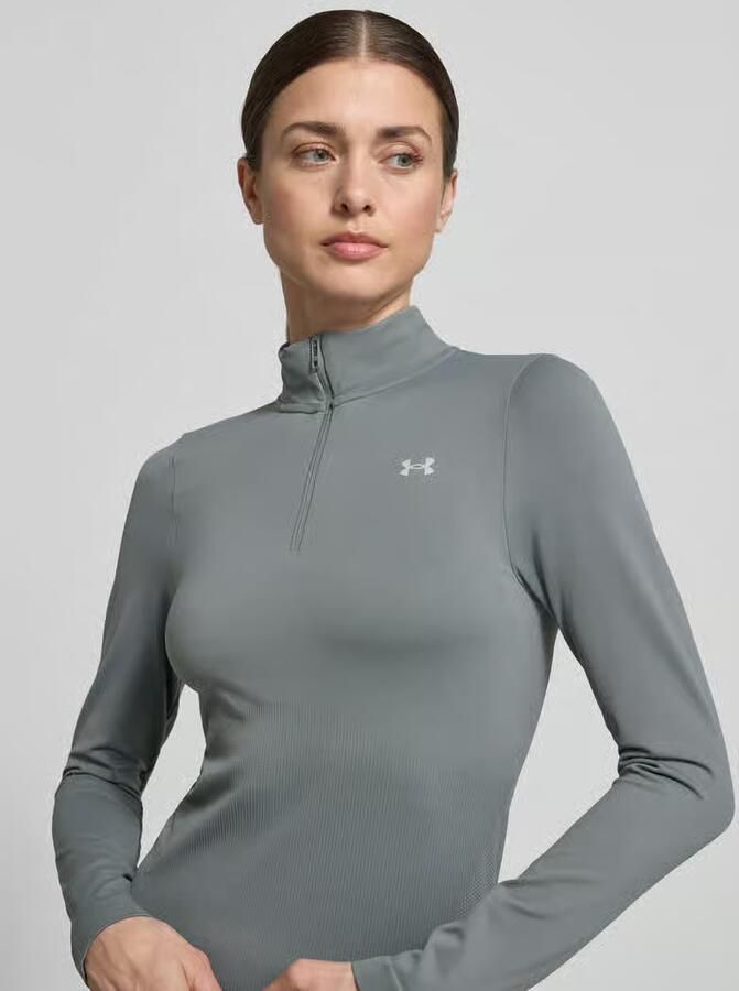 Under Armour Shirt met lange mouwen met opstaande kraag en ritssluiting - Foto 2