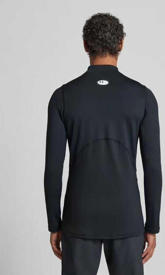 Under Armour Slim fit shirt met lange mouwen en logostitching model 'Mock' - Foto 2