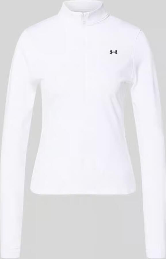 Under Armour Shirt met lange mouwen opstaande kraag en ritssluiting