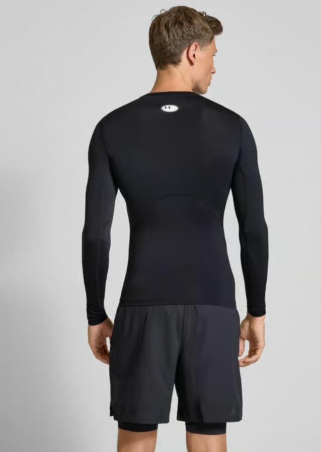 Under Armour Slim fit shirt met lange mouwen en logoprint - Foto 5