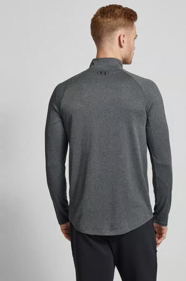 Under Armour Regular fit shirt met lange mouwen en ritssluiting model 'Tech' - Foto 3