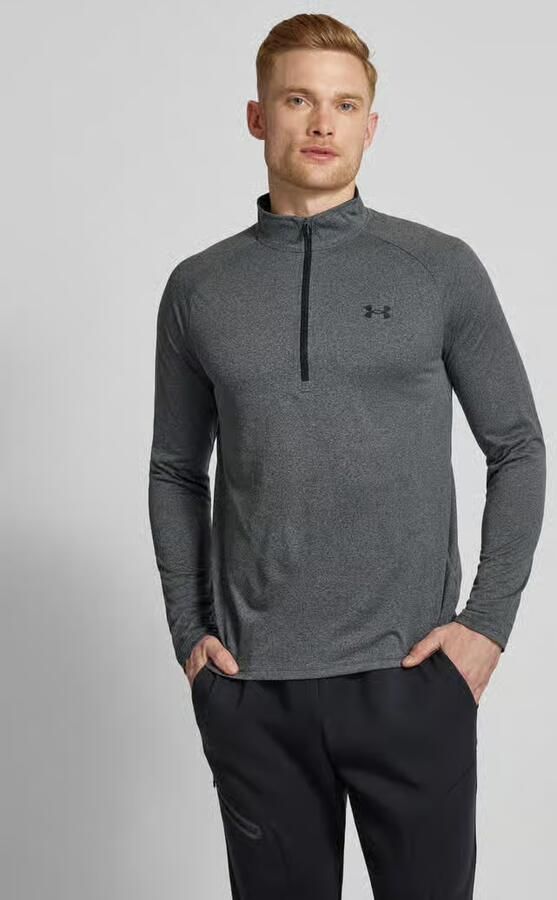 Under Armour Regular fit shirt met lange mouwen en ritssluiting model 'Tech' - Foto 4