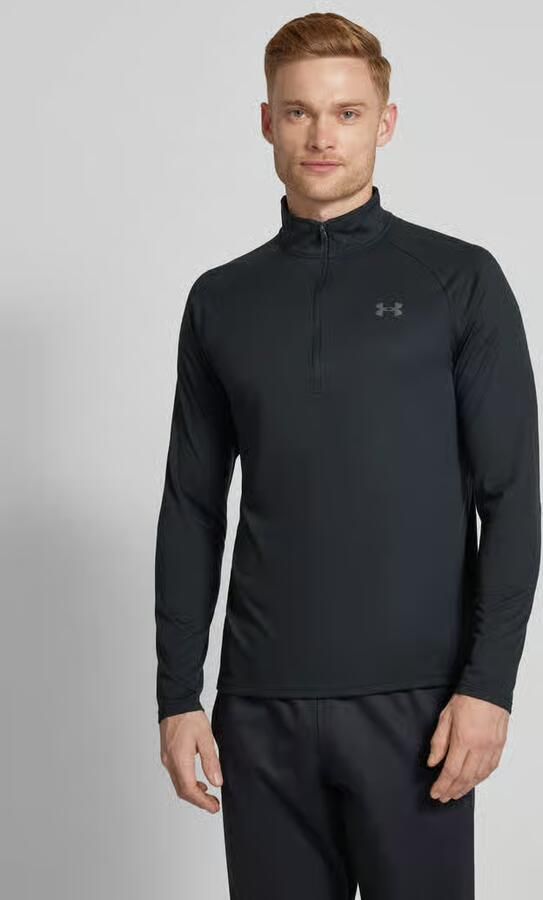 Under Armour Regular fit shirt met lange mouwen en ritssluiting model 'Tech' - Foto 5