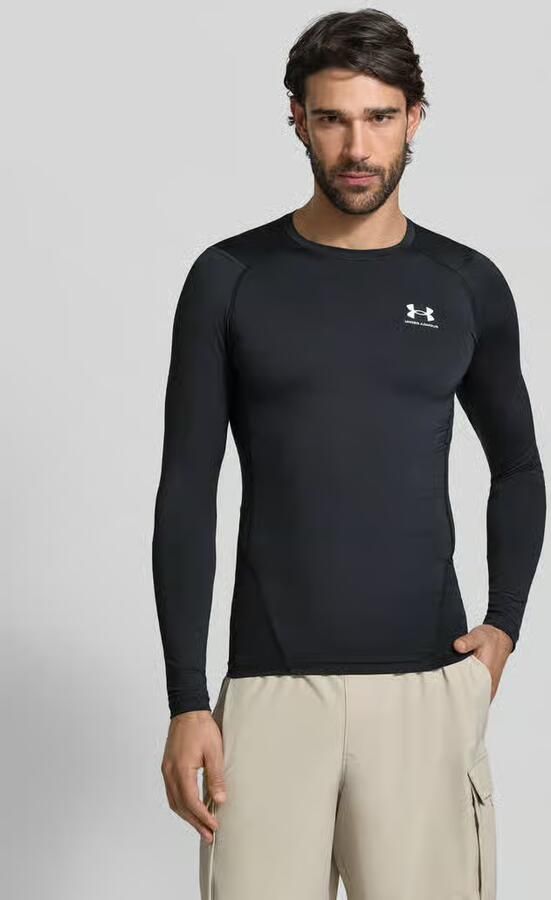 Under Armour Slim fit shirt met lange mouwen en logoprint - Foto 8